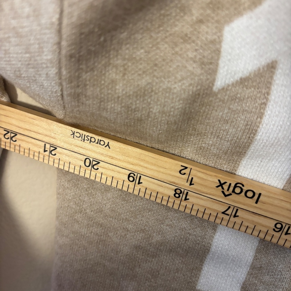 NWT Vigoss Nordstrom 1990 Oatmeal Crewneck Sweater Size Small preppy retro 90s - Picture 12 of 12